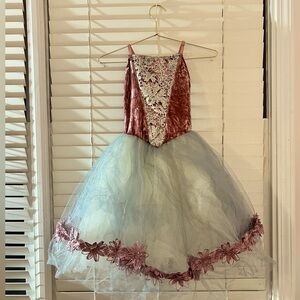 The vibes of this costume give Spring. Only worn ONCE at a recital!